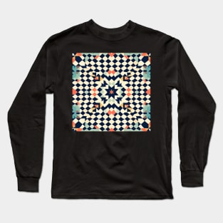 geometrical pattern Long Sleeve T-Shirt